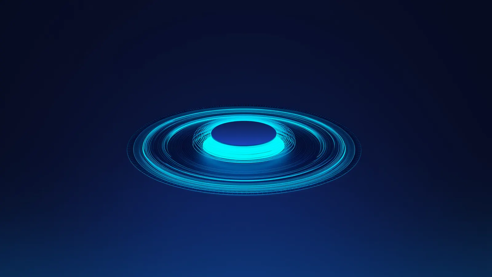 Concentric rings of light around a central point of precision